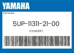 Yamaha Genuine Cylinder 5UP-11311-21-00. Fixed Price $800.55.