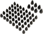 Ciro Caps Engine/bolt/cover Black Fluted/spike Twin Cam Harley 70026. Fixed Price $75.99.