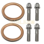 Titanium Manifold Studs & Gaskets For Yamaha Grizzly YFM660FG FM660FGH 07-08. Fixed Price $35.79.