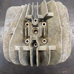 Rickman Zundapp 125 Cylinder Head. Fixed Price $70.00.