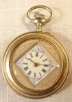 Ladies Pendant Pocket Watch Swiss Cylinder Movement Running Fancy Dial. Fixed Price $205.99.
