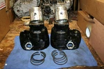 Indian Chief Front Rear Cylinders Set Pistons Rings Standard Complete Kit. Fixed Price $995.00.