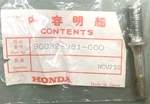 New Genuine Honda 90032-381-000 Bolt Cylinder Stud. Fixed Price $32.24.