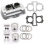 New Cylinder Piston Top End Kit For 1996-2015 Honda Nighthawk Rebel CMX250 CA250. Fixed Price $89.54.