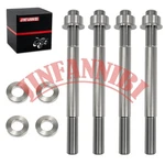 Titanium Cylinder Studs Cases Nut Kit For Yamaha Raptor Rhino Grizzly 660. Fixed Price $61.89.