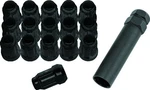 Quad Boss Splined Lug Nuts 12" X 1.25MM Black RT-GWSPM12125-DB. Fixed Price $42.99.