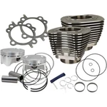 & Cycle Bolt-in Sidewinder 4" Big Bore Kit Wrinkle Black 910-0651. Fixed Price $1349.00.