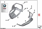 Genuine Bmw K21 K22 K23 K25 Set Cyl. Head Cover Protection Plastic 71607719449. Fixed Price $191.43.