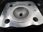 Custom Milled Cylinder Head 1976 1977 1978 Yamaha RD400, 1A1-11111-00. Fixed Price $59.95.