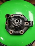 1984 1985 Kawasaki KXT250 Tecate Cylinder Head 11001-1110, 1983 KX250. Fixed Price $25.00.