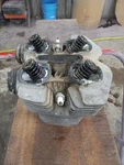 1972-1973 Honda CB350 Twin Cylinder Block & Head Assembly W/o Cam Case Oem. Fixed Price $199.95.