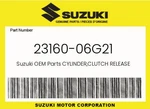 Suzuki Genuine Cylinder,clutch Release 23160-06G21. Fixed Price $112.08.