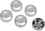 Drag Specialties 1201-0597 Chrome Rear 7/16" Pulley Hex Bolt Covers For Harley. Fixed Price $110.19.