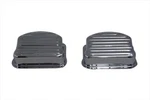 Ribbed Panhead Cover Set Chrome For Harley-davidson. Fixed Price $269.99.