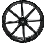 Quadboss Slicer Wheel - 24X7 4+3 4/137 Gloss Black/machined 608594. Fixed Price $441.81.