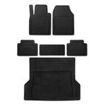 Semi-custom Fit Floor Mats & Cargo Liner Waterproof For Saturn Rubber Black. Fixed Price $99.99.