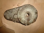 Indian Motorcycle Inner + Outer Primary Cover 1928-31 101 Scout 28D18X 28D19X. Fixed Price $650.00.