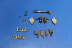 1990 90-91 CR125R Powervalve Pivot Shaft Exhaust Slide Pinion Rod #1. Fixed Price $279.99.