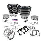 S&s 124 Big Bore 4-1/8" Cylinder Kit Black Harley Twin Cam 2007-2016 910-0338. Fixed Price $1429.00.