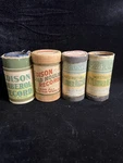 Lot Of 4 Antique Edison & Lakeside Cylinder Records - Mixed Wax Celluloid. Fixed Price $48.00.