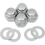 Colony Cap Nuts W/washers Rocker Shaft End Hex Chrome 66-84 Big Harley 8400-8. Fixed Price $24.99.