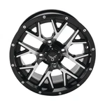 Quadboss Black/machined Barbwire 14X7 Wheel RT-GW081147137MBB. Fixed Price $233.99.