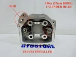 150CC (57MM Bore) Egr Style Cylinder Head *with Valves Installed* For GY6 Motors. Fixed Price $29.98.