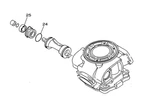 Yamaha Yz 250 (1986-1998) 125 (1982-1991) Cylinder Powervalve Oil Seal Ring. Fixed Price $13.42.