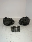 Oem Used Harley Davidson Ironhead Heads 16684-71 16682-71 And Bolts. Fixed Price $174.99.