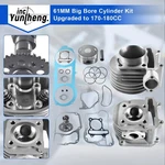 61MM Big Bore Cylinder Kit For GY6 125/150CC 152QMI 157QMJ Upgraded To 170-180CC. Fixed Price $64.99.