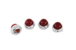 Red Rocker Arm Shaft End Cap Nuts For Harley Shovelhead - Sportster Models #7872. Fixed Price $23.87.