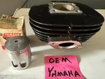 1975 Yamaha YZ80B Nos Oem Cylinder & Piston 1974 1976 72CC 80A For Parts. Fixed Price $684.50.