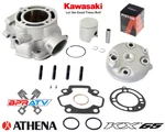 02-24 Kawasaki 50MM Athena 80CC Big Bore Cylinder Top End Piston Kit. Fixed Price $703.76.