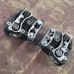 Harley-davidson 1991-2003 Black Sportster Xl 1200 Cylinder Heads Pair Front Rear. Fixed Price $249.95.