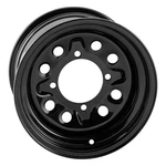 Quadboss Steely Wheel 12X7 2+5 4/4 Black RT-FC0172127136BLA. Fixed Price $70.63.