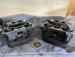 1991-2003 Harley Davidson Sportster Xlh 1200 Black Cylinder Heads W/ Valves. Fixed Price $550.00.