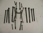 1983 Honda Magna Cylinder Oil Pipe Passage And Bolts. Fixed Price $12.71.