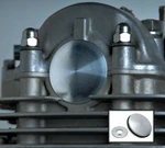 Domed Tdc Aluminum Dummy Blind Plug SR400 SR500 TT500 XT500 99-141. Fixed Price $33.55.