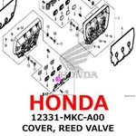 New Honda Genuine 2018-2023 Gold Wing Cover, Reed Valve 12331-MKC-A00. Fixed Price $107.99.