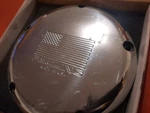 Harley Feuling Clutch Derby Cover #242. Fixed Price $49.00.