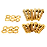 12PCS Gold Twin Cam Engine Cover Screws For Harley 00-17 Softail Touring Flh. Fixed Price $29.95.