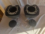 139-35 2000 Harley Davidson Flstc 95"/103" Cylinders & Pistons 16597-99. Fixed Price $225.00.