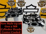 Oem Harley Cvo 23-26 GEN2 M8 Touring Softail Cylinder Heads Center Cooled Engine. Fixed Price $599.95.