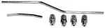 Chrome Rocker Box Oil Tube Set Big Twin Shovelhead All Years HD62783-66A (83100). Fixed Price $28.75.