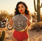 Dirty Gringo Sexy Engraved Skull Scrollwork Derby Cover Harley Twin Cam 99-2017. Fixed Price $255.00.