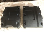 Harley Twin Cam Rocker Box Set Touring Softail 2017 Sand Tex Black Powder Coated. Fixed Price $206.21.