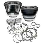 S&s Cycle Fits 99-06 Bt 97IN Big Bore Cylinder Kit Wrinkle Black. Fixed Price $1293.99.