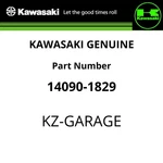 Kawasaki Genuine Cover Rh 14090-1829 New. Fixed Price $51.37.