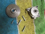 1980 Suzuki Oem Engine Motor Oil Pump Assembly. Fixed Price $20.00.