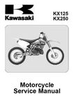 Kawasaki Kx 125 250 M1 M2 M3 2003 2004 2005 2006 2007 2008 Service Manual. Fixed Price $49.00.